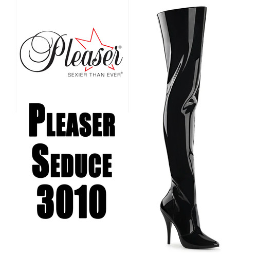 Pleaser seduce 3010 black - seduce-3010,