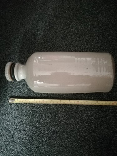 Antique stoneware hot water - stoneware,