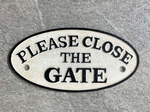 Please close the - close, sign
