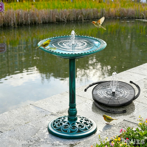 Outdoor garden bird bath - outdoor,