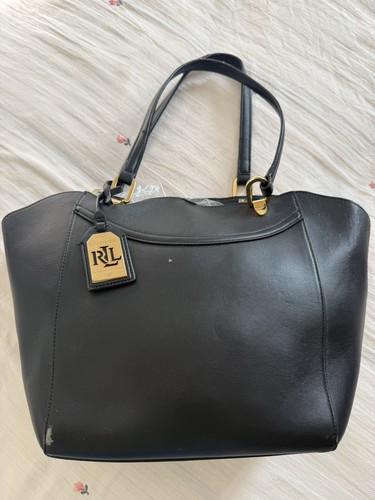 Ralph lauren black leather - lauren,