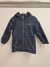 Regatta 'Braylee'  Navy Cosmic Waterproof Jacket Age 3-4 Years