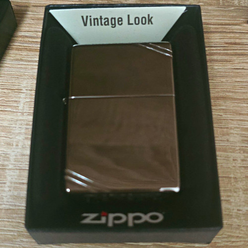 Zippo vintage look high polish - vintage,