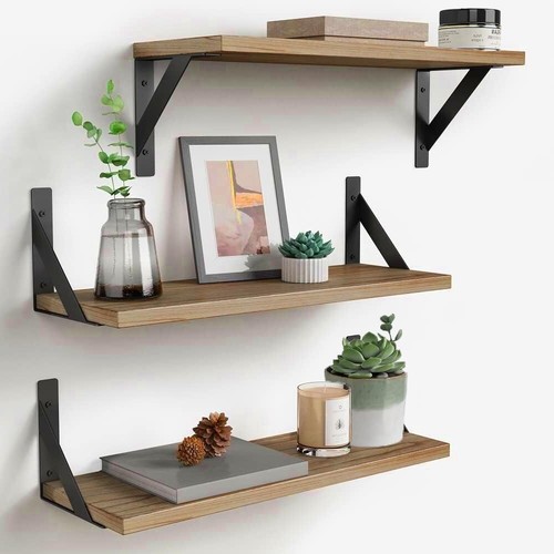 Floating shelf wooden shelves - wooden,