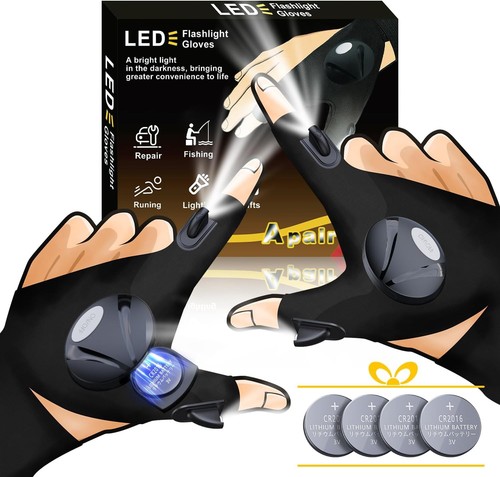 Led flashlight gloves - flashlight,