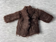 Faerie Glen jacket 1970s brown faux fur winter coat fit 12” doll