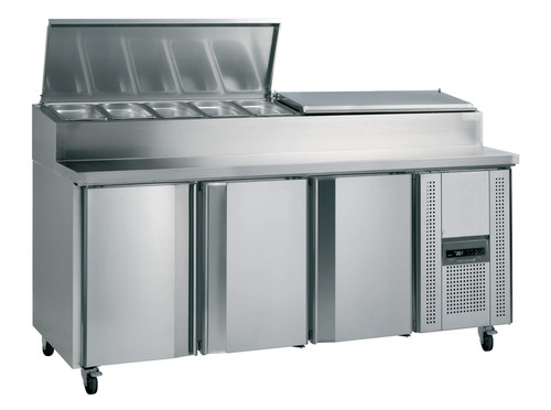 Refrigerated pizza prep - refrigerated,