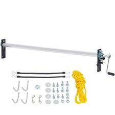 Uimoso Manual Dump Truck Tarp Roller Kit, Adjustable Width 64" to 104"