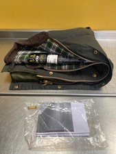 Barbour Westmorland 1994 Vintage Mens XL 50in Olive Waxed Gilet Jacket