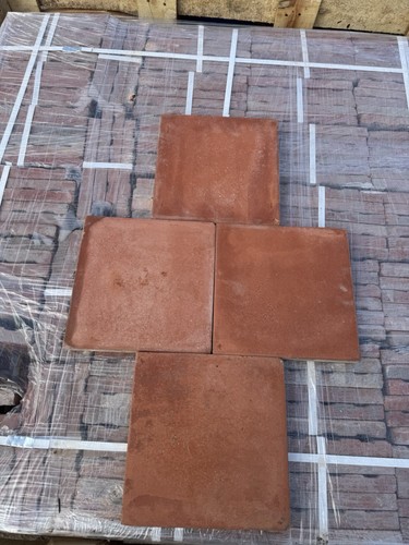 9x9 red quarry tiles 4 - 9x9,