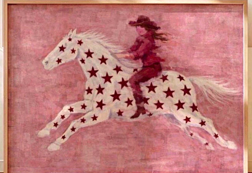 Cowgirl rider white - cowgirl, horse