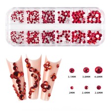 KADS Crystal Nail Art Accessories Flatback Diamond Gem 3D Glitter Rhinestone