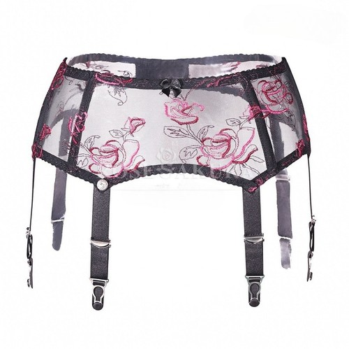 Embroidery garter suspender - embroidery,