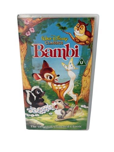 Bambi walt disney classics vhs - classics,