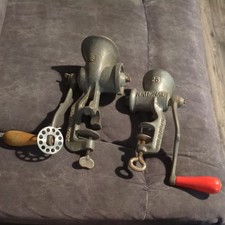 Vintage: Spong Mincer/Grinder British Made Pair no 91 & no 25 National