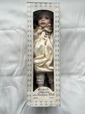 Vintage The Leonardo Collection Large Porcelain Doll 16'' Sandra LP3818 Used Ple