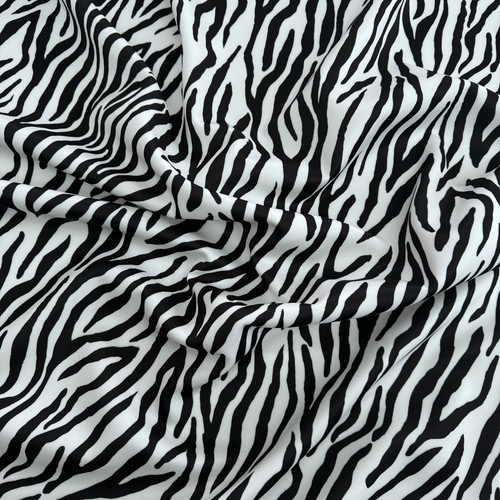 Zebra animal scuba fabric - scuba,