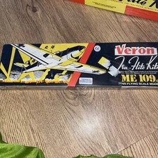 Vintage Veron Flying Scale Model Kit ME 109 TRU-FLITE MADE IN ENGLAND