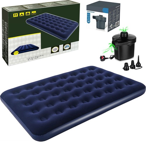 Bestway double airbed flocked - bestway,