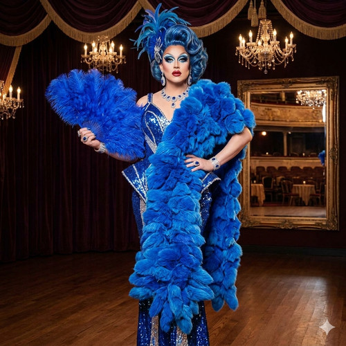 Drag queen genuine fox - drag, tail
