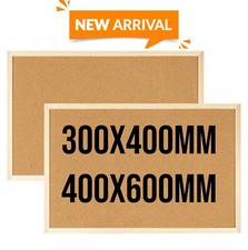 Small Large Cork Board School Office Memo Notice Board Wood Frame Message Boards