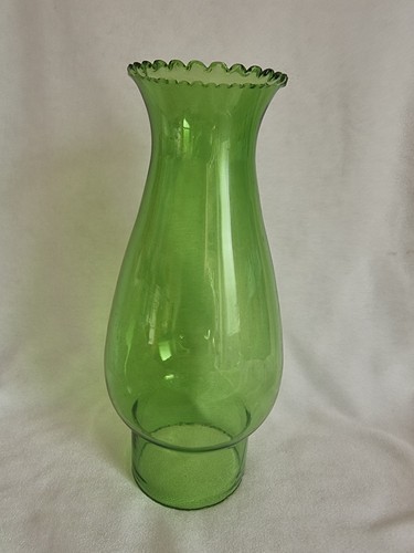 Bottle green glass - green, hurricane