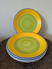 Set of 4 Rayware Yellow Green