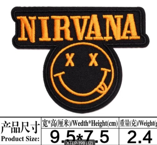 Nirvana patch band - badge, iron