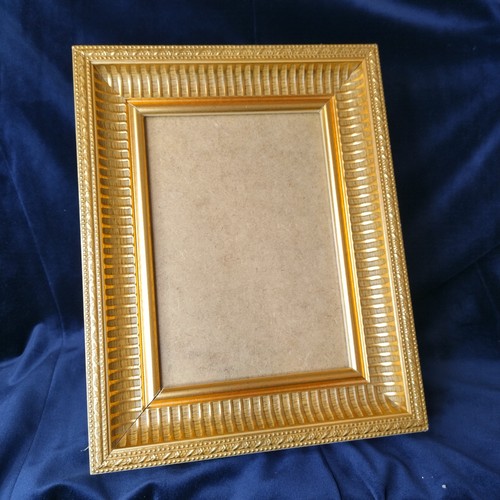 Ornate gold photo frame - , wooden