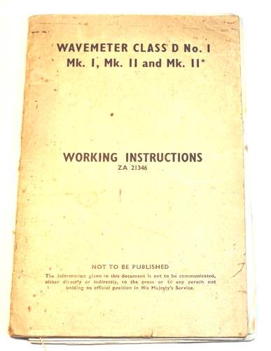 Working instructions - instructions, +