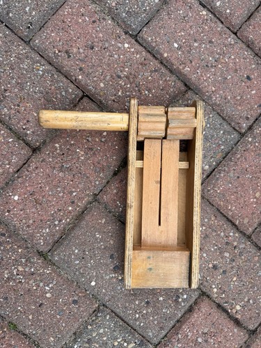 Vintage wooden double cog - double,