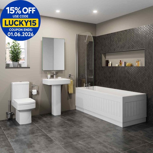 Bathroom suite toilet basin - toilet,