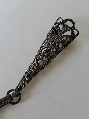 Antique tussie mussie silver - antique,