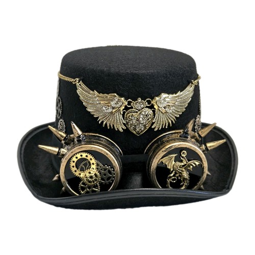 Steampunk black gold gothic - steampunk,