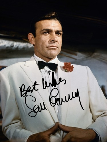 Sean connery signed autograph - connery,