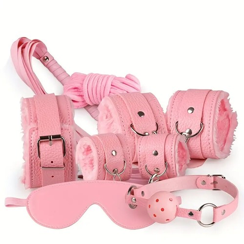 Bondage set kit collar leash - set,