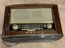 Bush VHF 72 Wooden Radio Vintage 1958 1960s Untested ( Damaged )