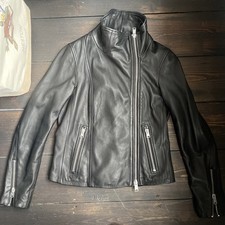 all saints black leather
