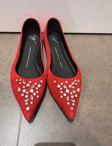 Giuseppe zanotti red suede - giuseppe,
