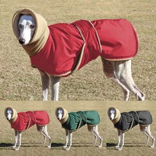 Winter Pet Dog High Collar Jumper Coat Greyhound Whippet Clothes Lurcher Jacket