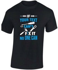 If Your Name Can't Fix It No One Can Funny Personalised Mens T-Shirt Fathers Day