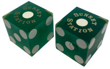 " SUNSET STATION " GREEN LAS