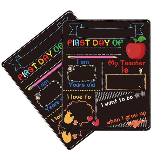 Pcs wooden chalkboard - 2, first