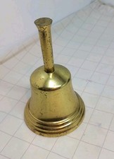 4" Brass Hand Bell Dinner Bell