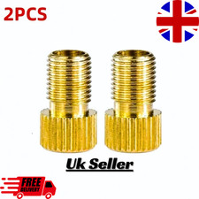 2 X Brass Adaptor Presta to