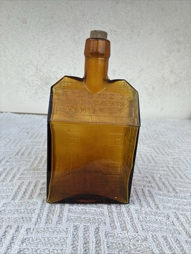 Vintage amber glass c - amber,