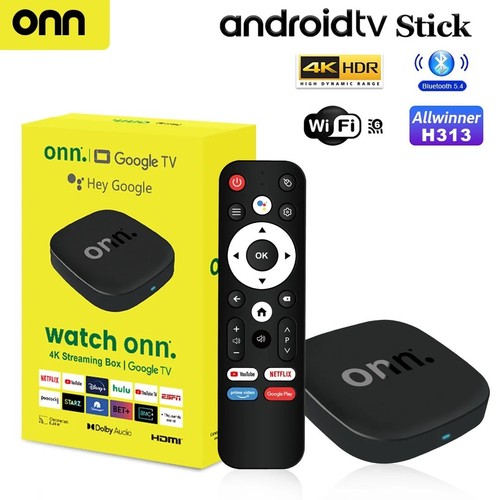 Onn android smart tv box - android,