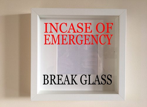 Box frame vinyl - box, decal