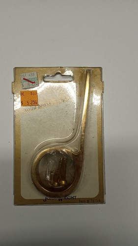 Cast solid brass foot - solid,