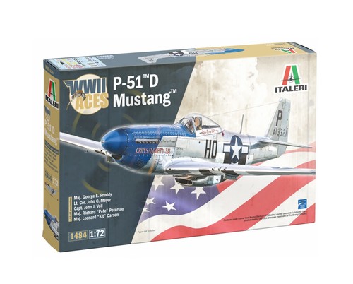 Italeri scale p - scale, p-51d